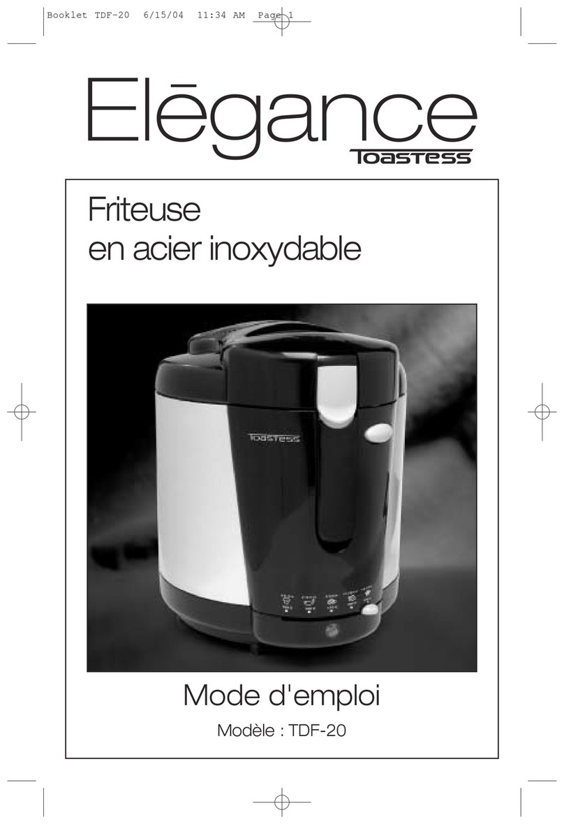 Toastess Elegance TDF-20 Instruction booklet