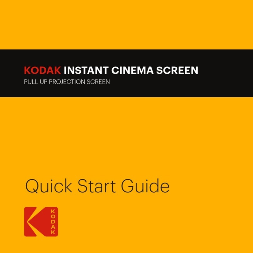 Kodak INSTANT CINEMA SCREEN User manual