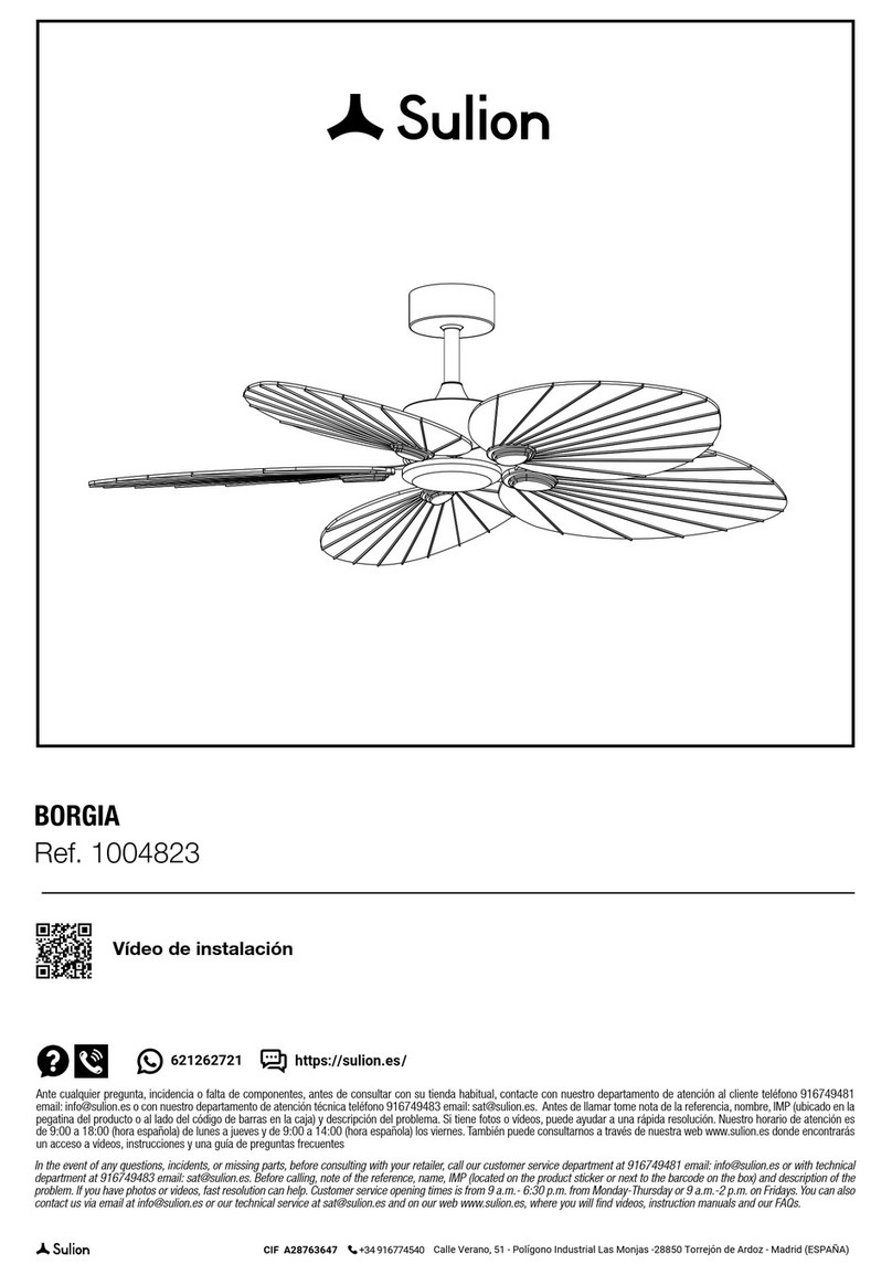 Sulion BORGIA 1004823 User manual