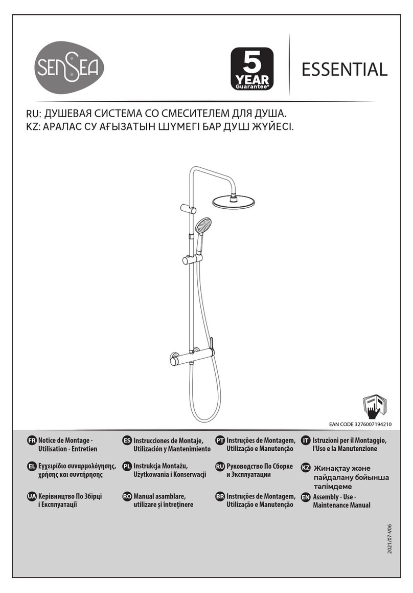 Sensea ESSENTIAL Assembly, Use, Maintenance Manual