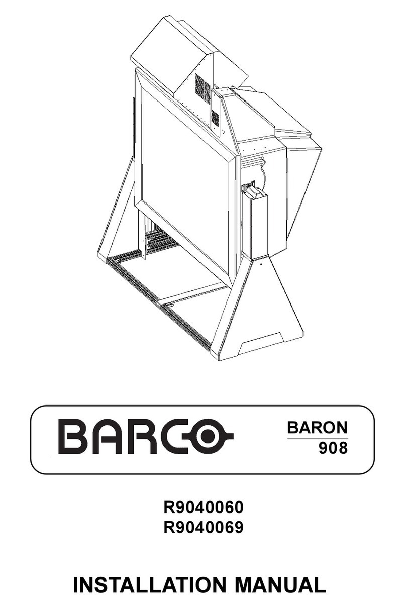 Barco BARON 908 installation manual