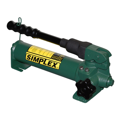 Simplex P20 User manual