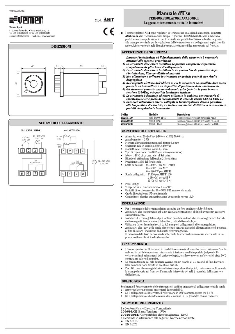 Vemer AHT user manual
