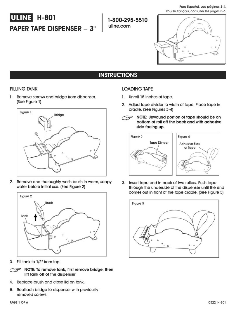 U-Line H-801 User manual