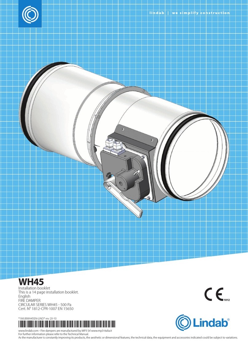 Lindab WH45 Series Installation and operation manual