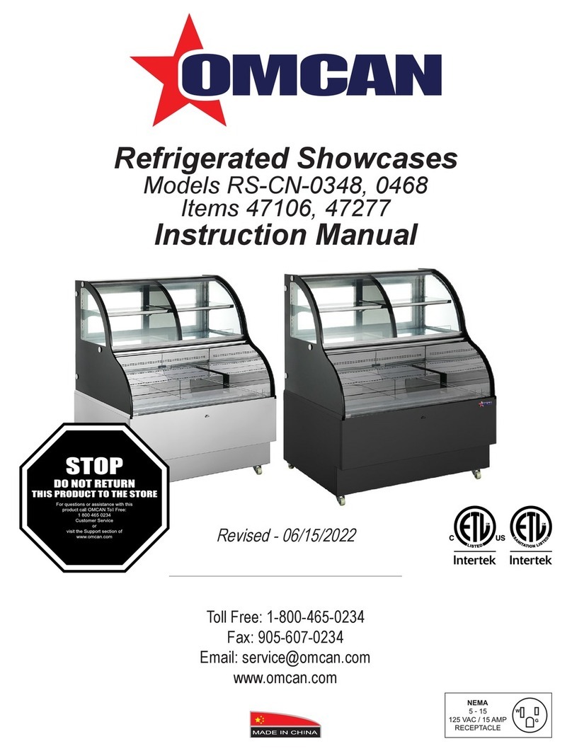 Omcan RS-CN-0348 instruction manual