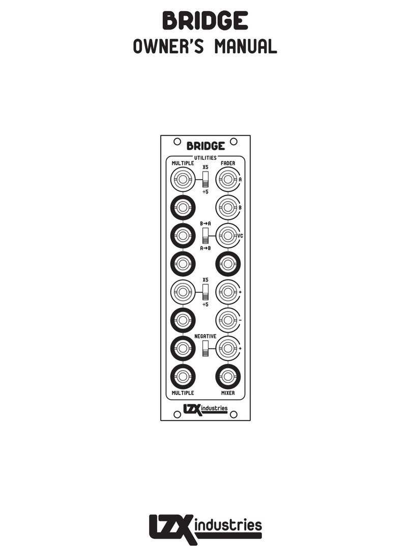 LZX Industries BRIDGE User manual