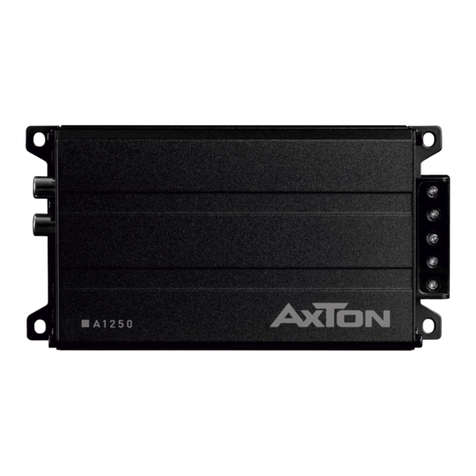 AXTON A1250 Operation manual
