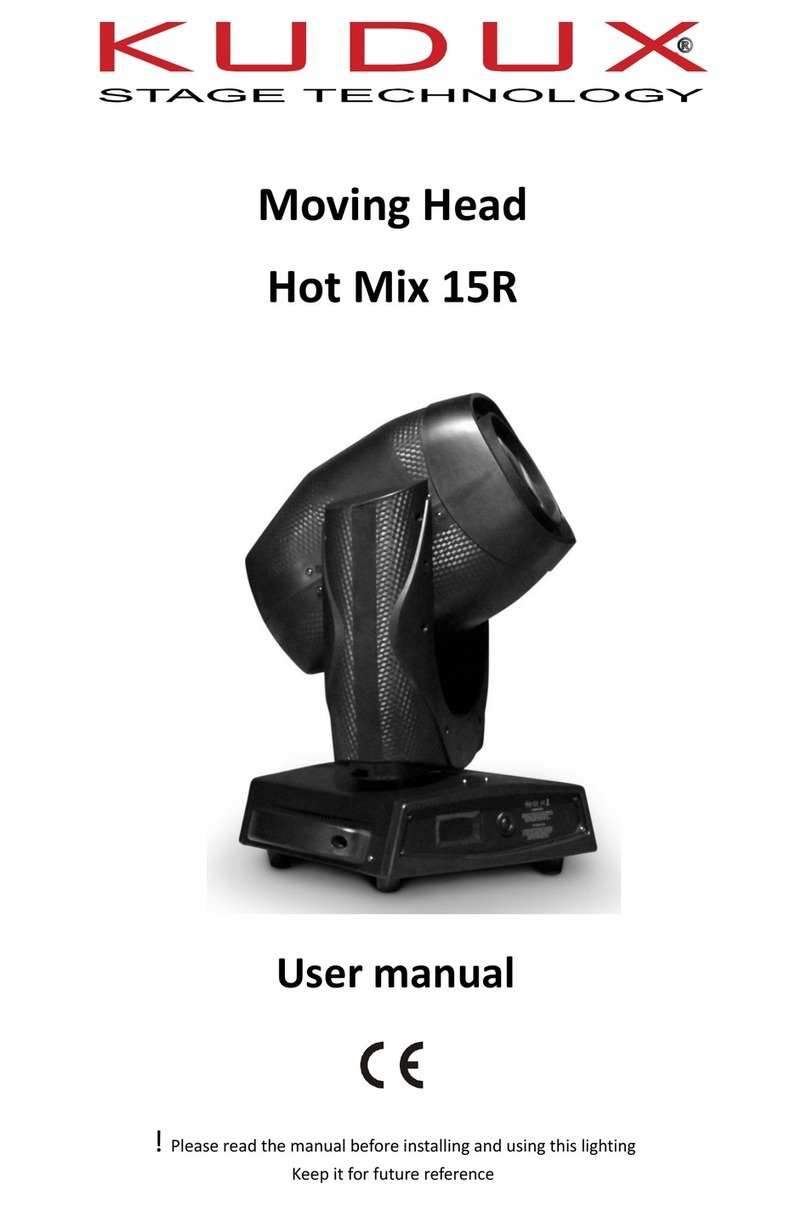 Kudux Hot Mix 15R user manual