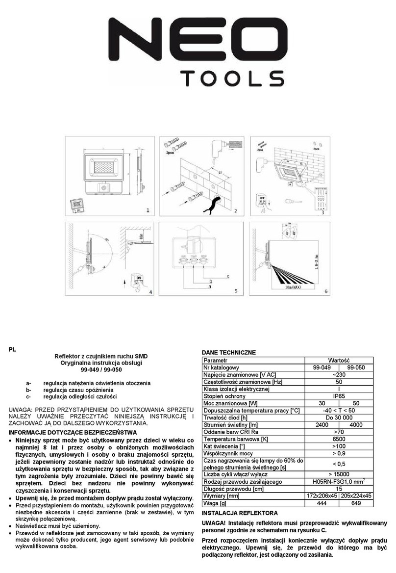 NEO TOOLS 99-050 Original user manual
