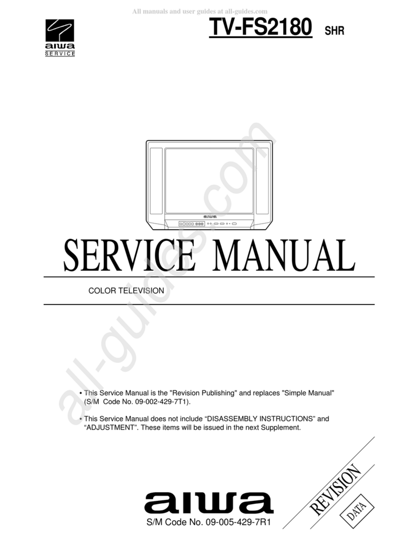 Aiwa TV-FS2180 User manual