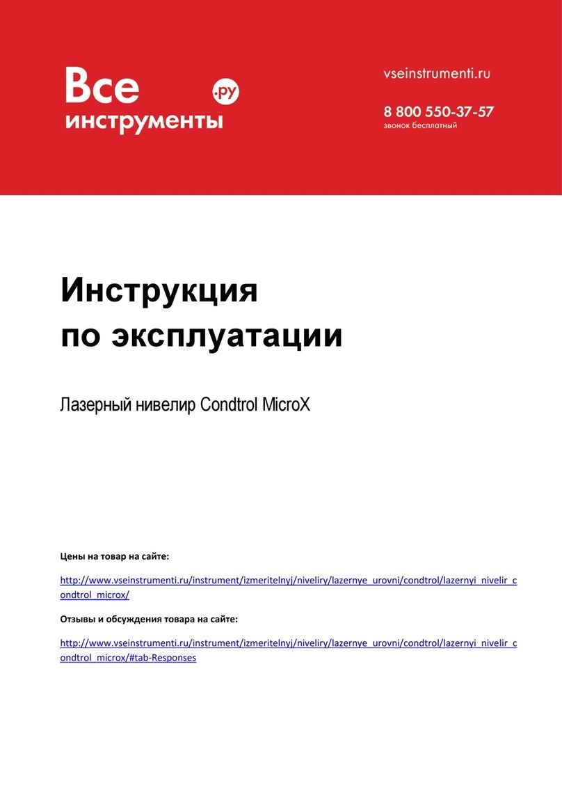 CONDTROL MicroX User manual