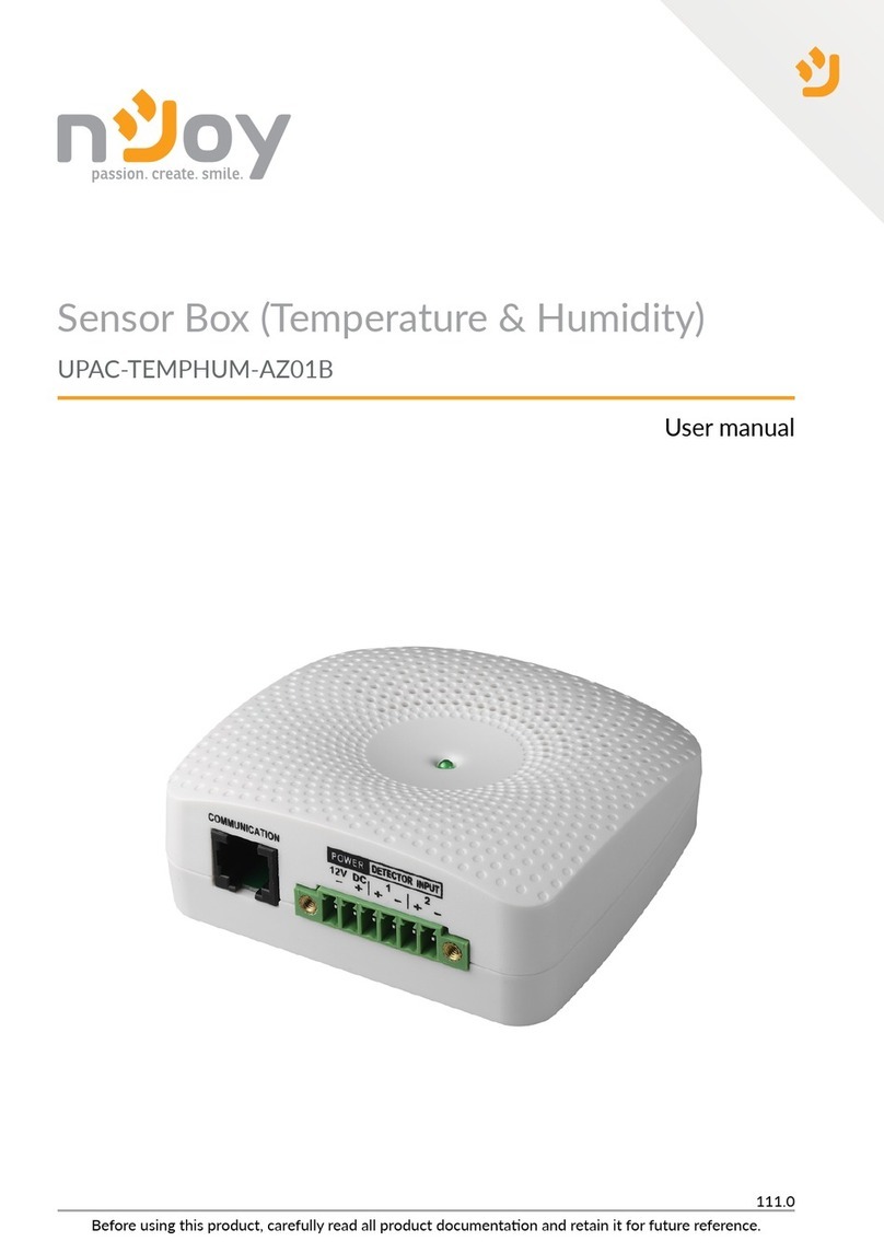 Njoy UPAC-TEMPHUM-AZ01B user manual