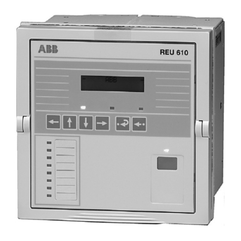ABB RE 610 Series User manual