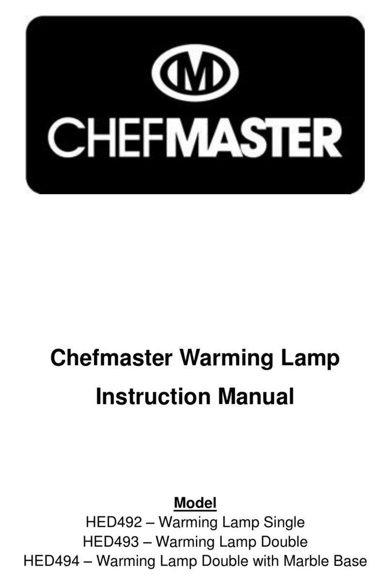 Chef-Master HED492 instruction manual