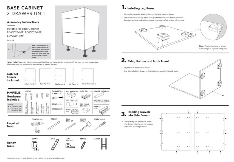 Mitre10 BD60D2P-IMP Assembly instructions