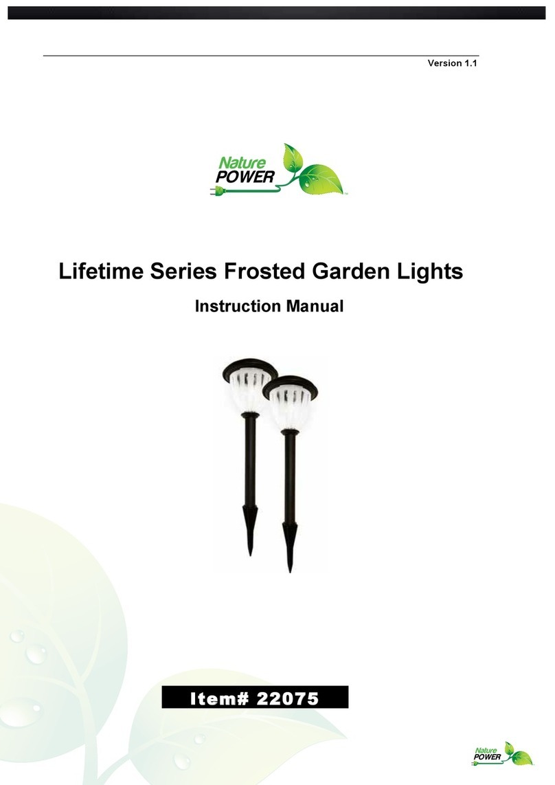 Nature Power Lifetime Series instruction manual Nature Power Lifetime Series instruction manual