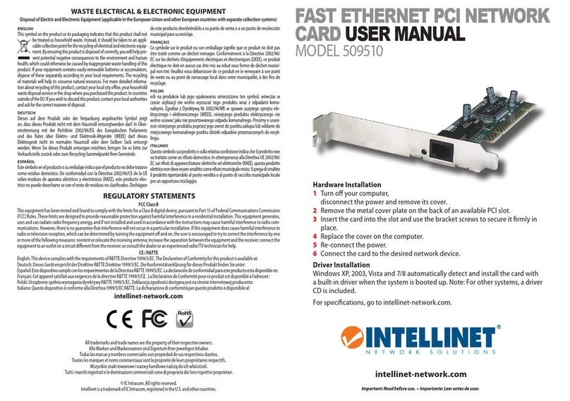 Intellinet 509510 User manual