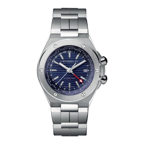 Michel Herbelin CAP CAMARAT GMT 1445/B15 instructions
