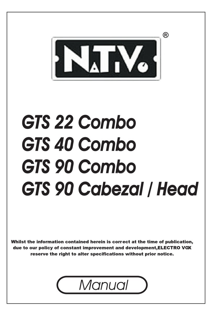 NATIVO GTS 22 Combo manual