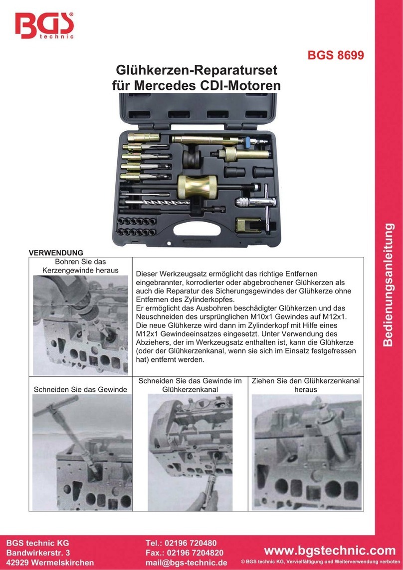 BGS technic BGS 8699 instruction manual