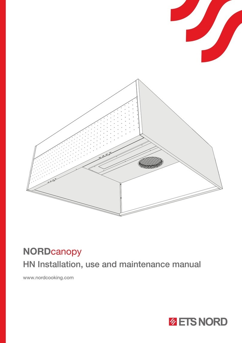 ETS NORD NORDcanopy HN Instructions for installation, use and maintenance manual