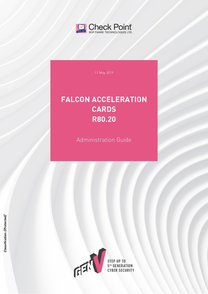 Checkpoint CPAC-Falcon-10G-B Instruction Manual Checkpoint CPAC-Falcon-10G-B Instruction Manual