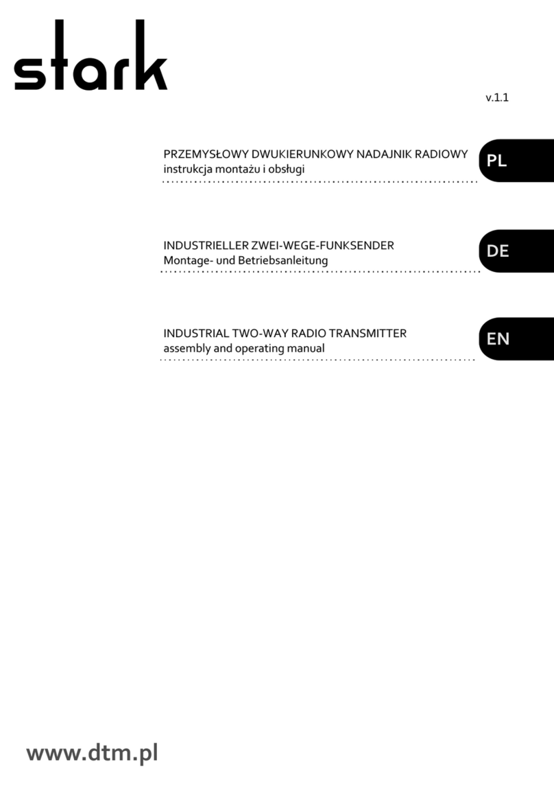 dtm stark Assembly and operating manual dtm stark Assembly and operating manual