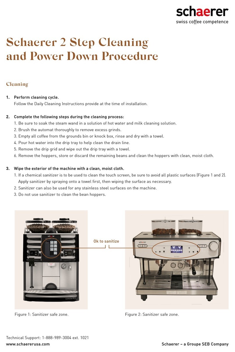 Schaerer Ambiente 2 User manual