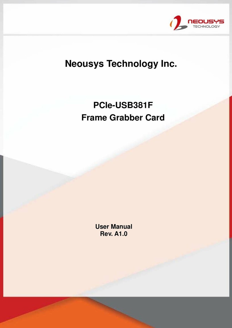 Neousys Technology PCIe-USB381F user manual