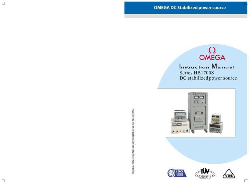 Omega HB1700S User manual