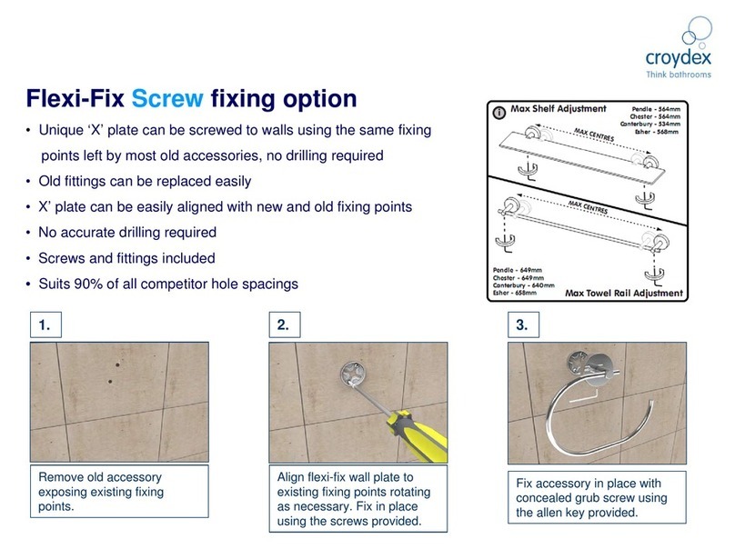Croydex Flexi-Fix User manual Croydex Flexi-Fix User manual