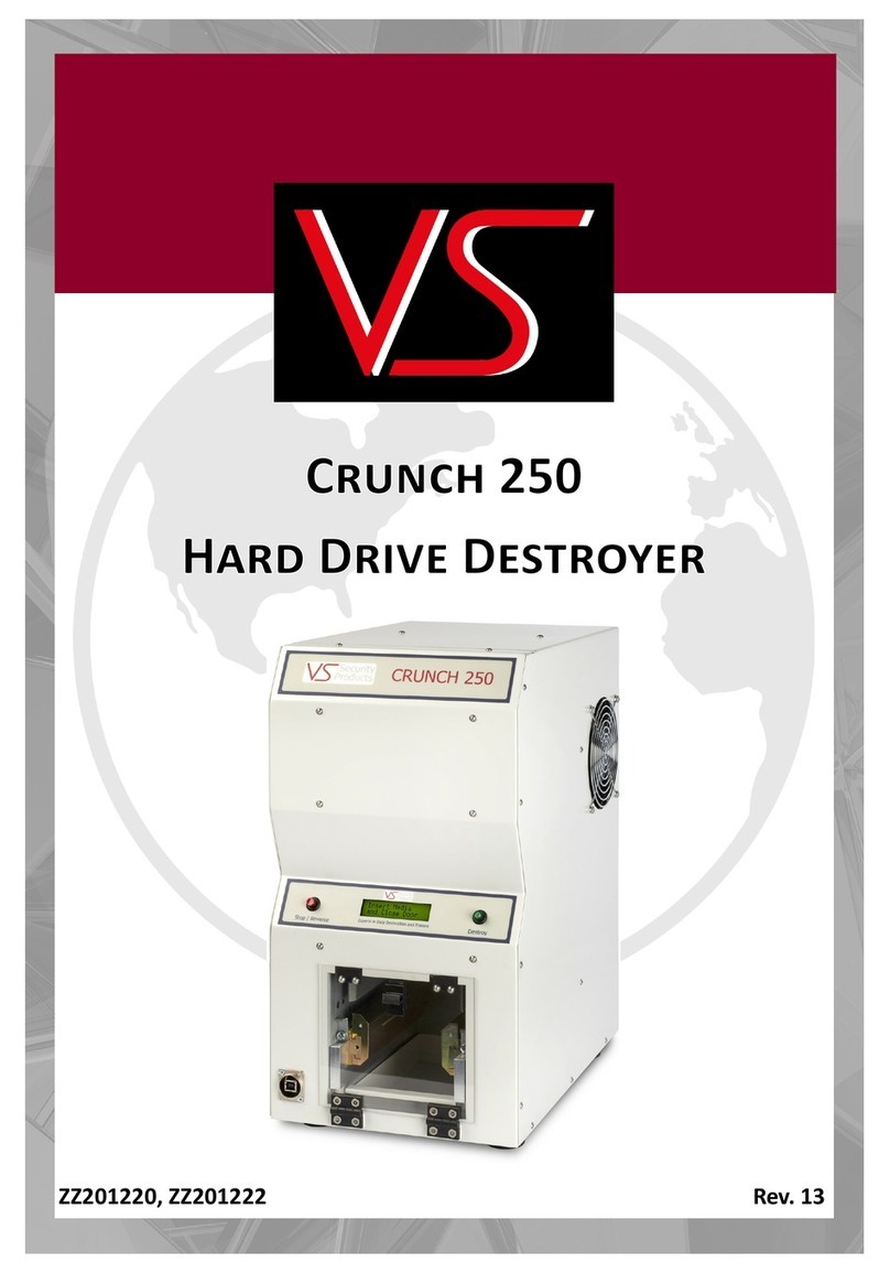 VS Crunch 250 manual