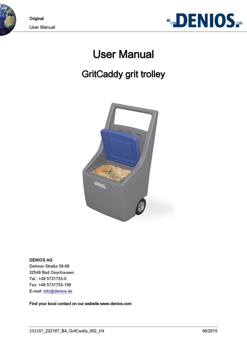 Denios GritCaddy user manual