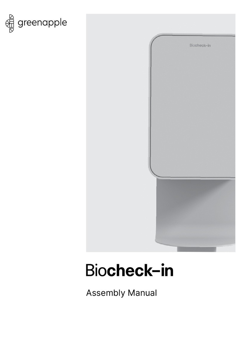 greenapple Biocheck-in Assembly manual