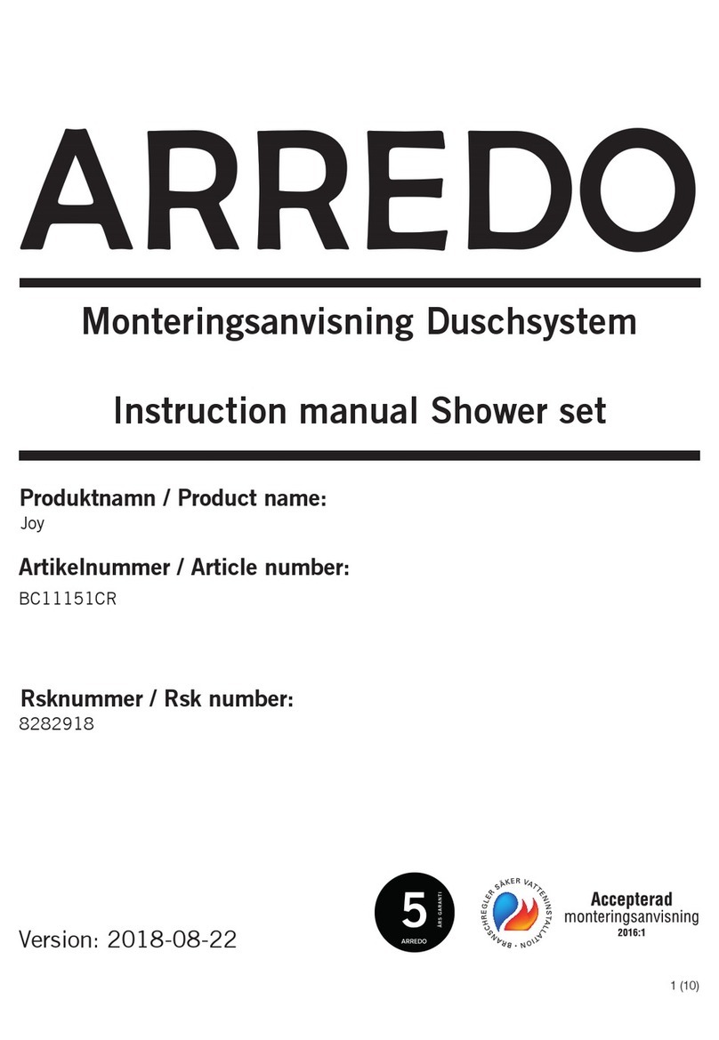 ARREDO BC11151CR instruction manual ARREDO BC11151CR instruction manual