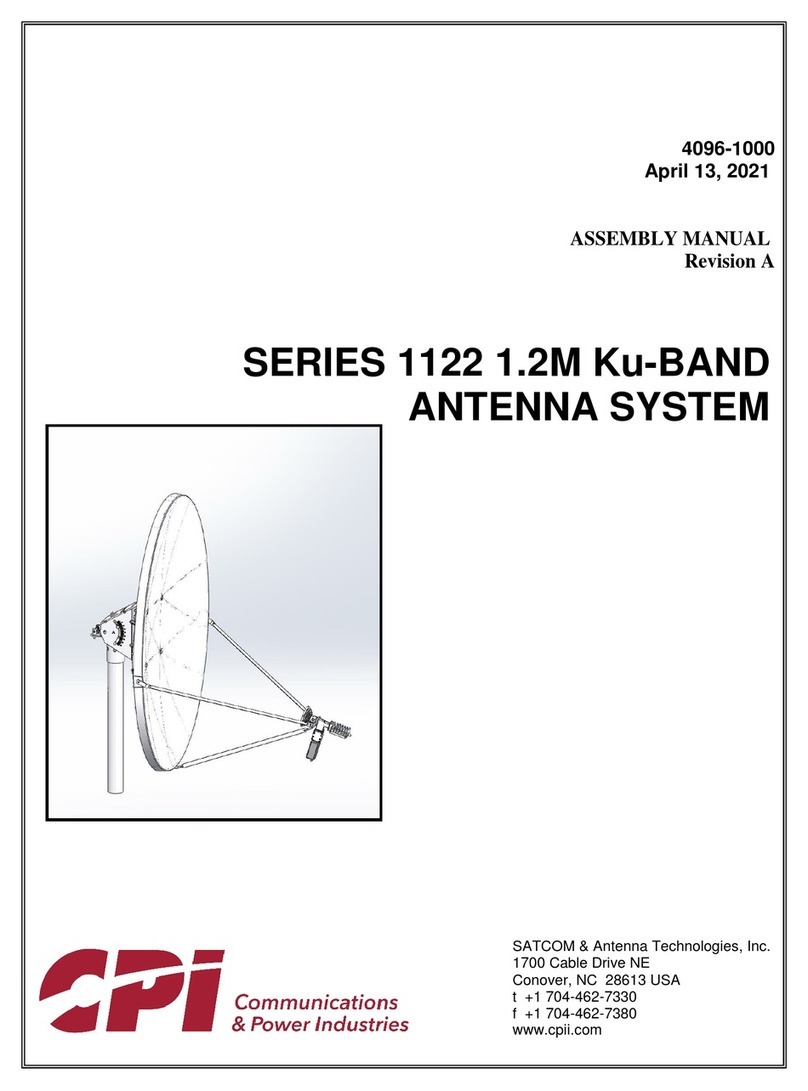 CPI 1.2M Ku-BAND Series Assembly manual