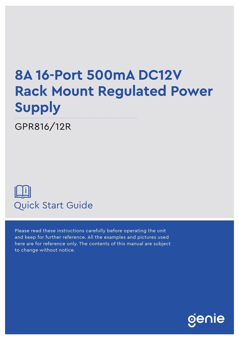 Genie GPR816/12R quick start guide