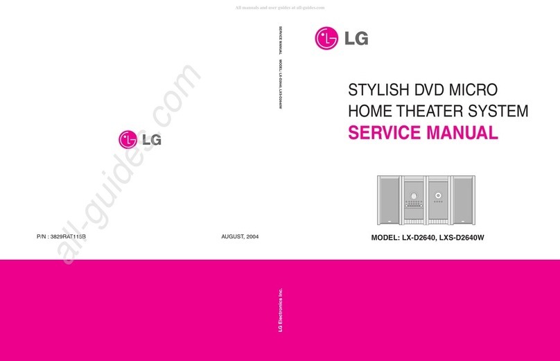 LG LX-D2640 Service manual