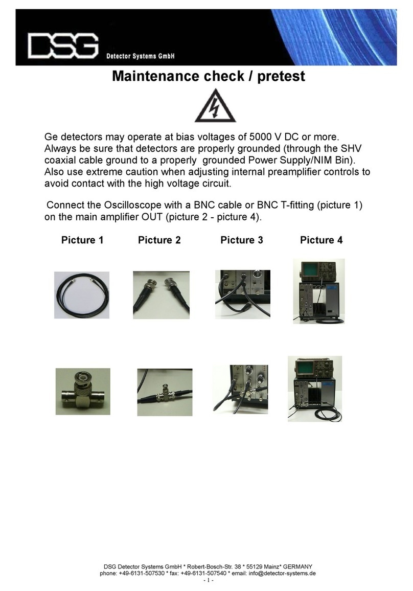 DSG HPGe Maintenance check sheet