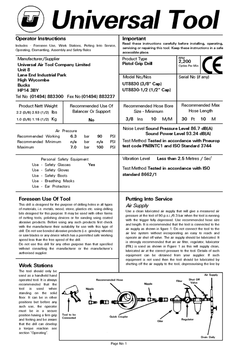 Universal Tool UT8830 User manual