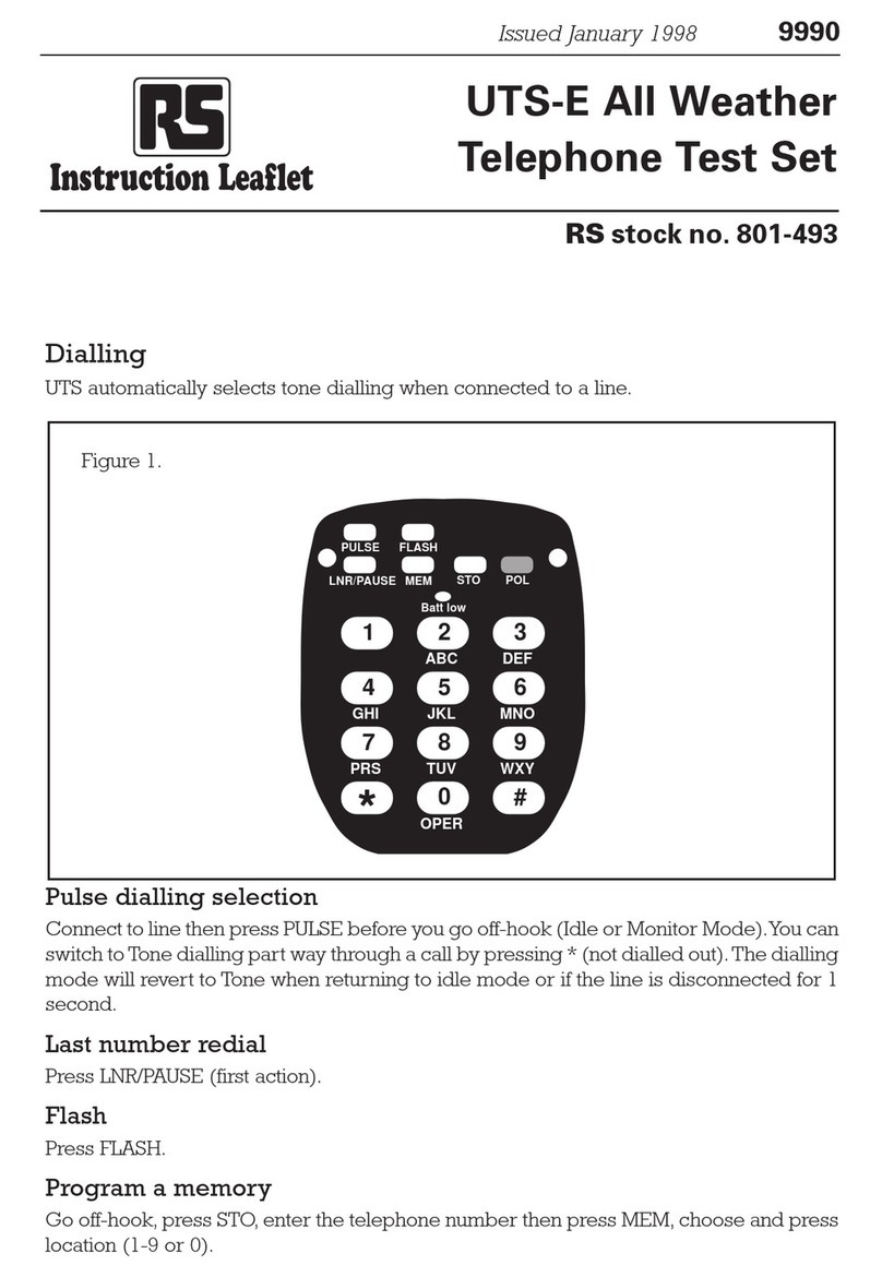 RS UTS-E Instruction leaflet
