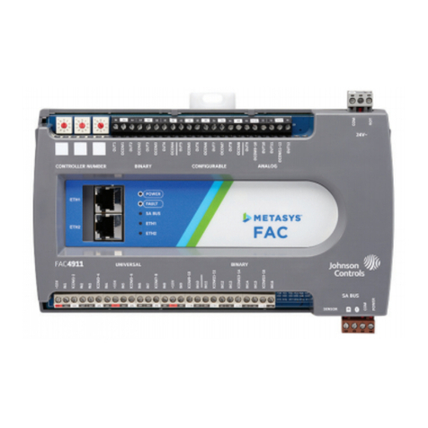 Johnson Controls Metasys FAC4911 installation guide