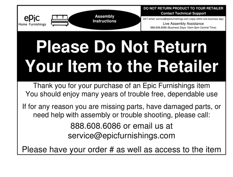 Epic Perfect Sit & Sleep User manual