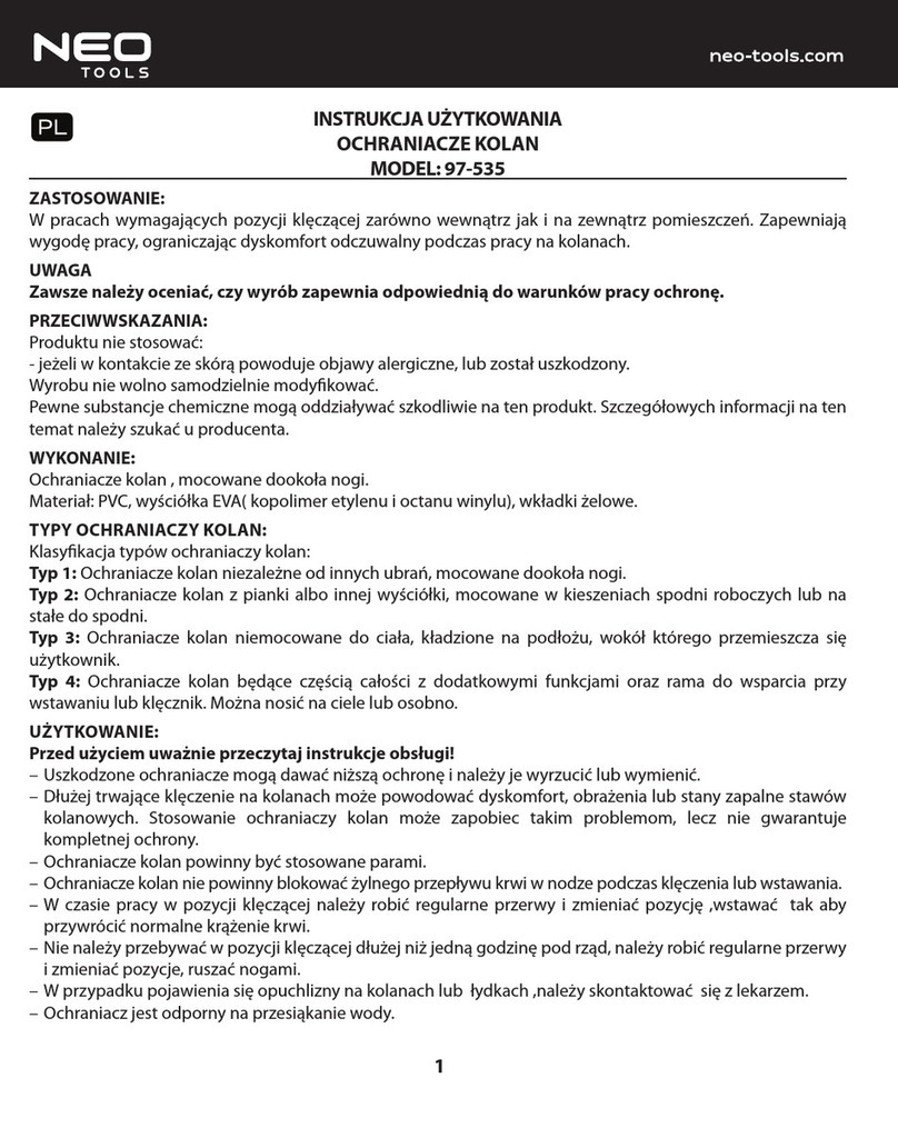 NEO TOOLS 97-535 instruction manual