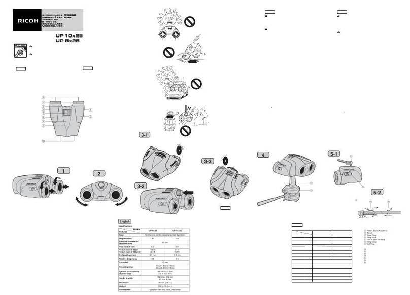 Ricoh UP 8x25 owner's manual