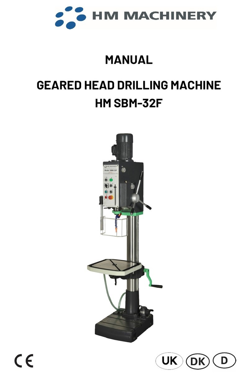HM Machinery HM SBM-32F manual