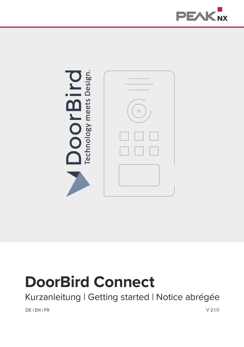 PEAKnx Doorbird Connect Getting started