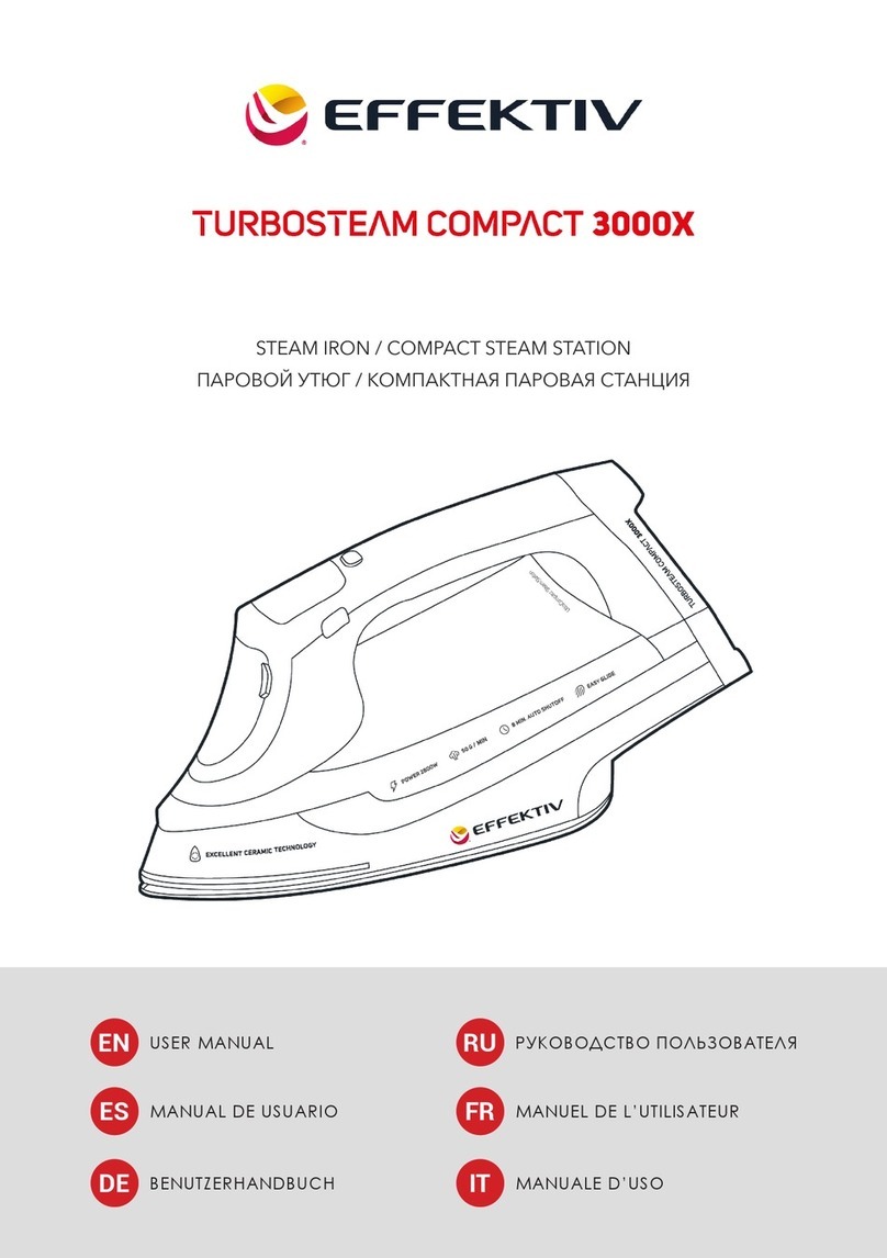 EFFEKTIV TURBOSTEAM COMPACT 3000X user manual