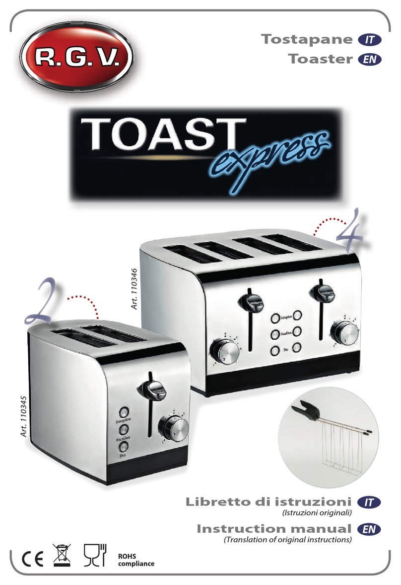 R.G.V. TOAST express instruction manual R.G.V. TOAST express instruction manual